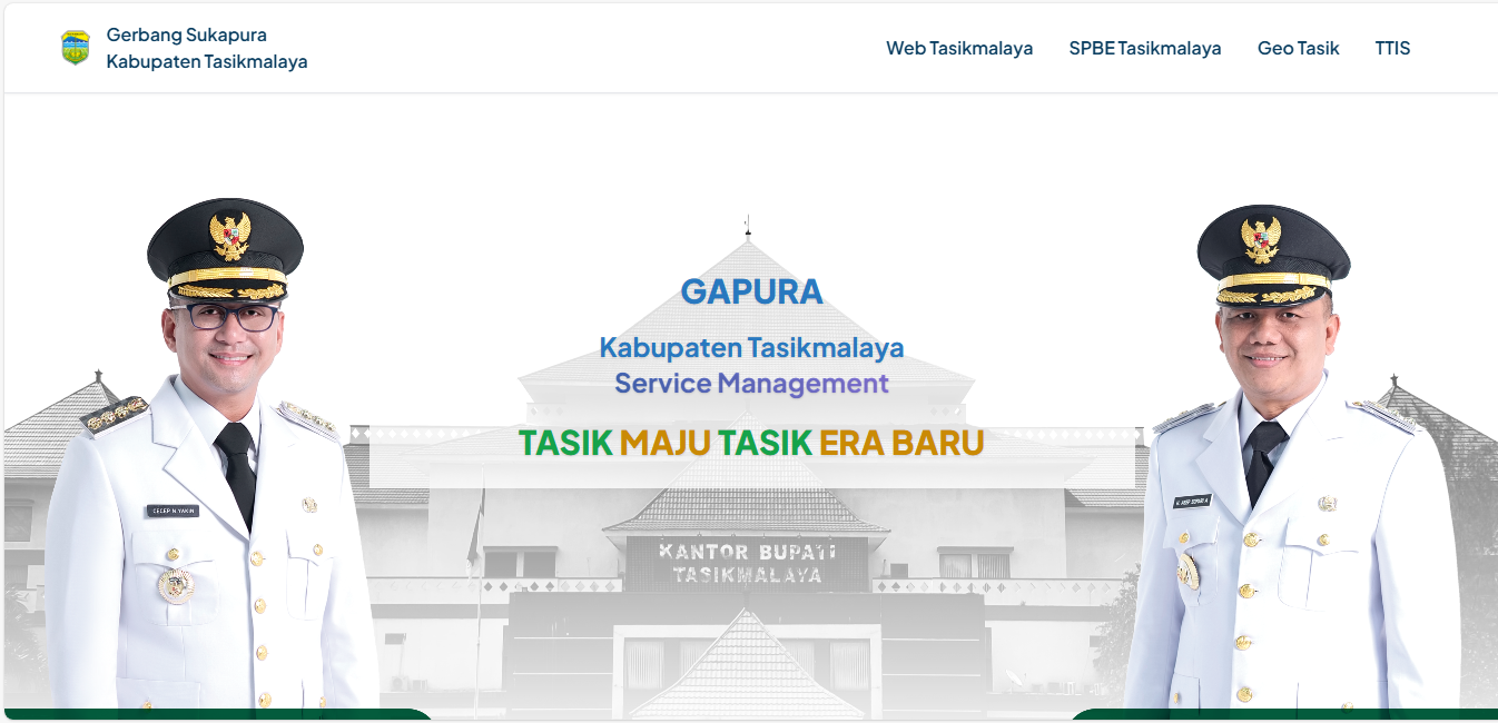 LEWAT SISTEM SATU PINTU YANG TERINTEGRASI, PEMKAB TASIKMALAYA DORONG PERCEPATAN TRANSFORMASI DIGITAL