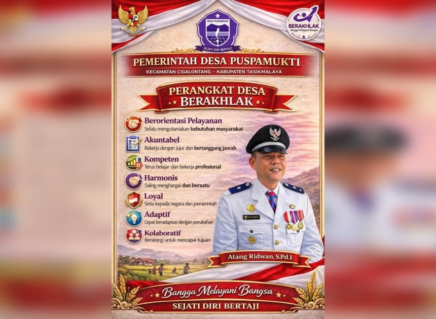 BERAKHLAK DALAM KERJASEJATI DIRI BERTAJI DALAM PENGABDIAN